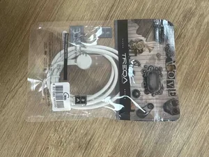 Bijeli USB kabl TREQA za punjenje, 3 A
