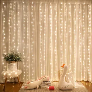 Svjetleća LED zavjesa 3 × 2 m, 240 lampica, 220 V