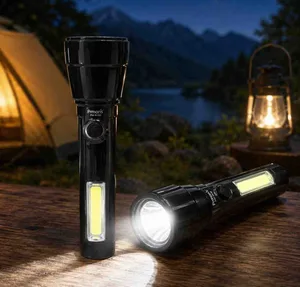 Baterijska lampa s LED i COB svjetlom PM-8150