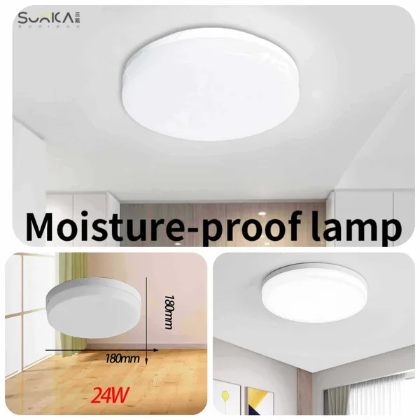 Okrugla LED plafonjera 24 W, 18 cm, bijelo svjetlo