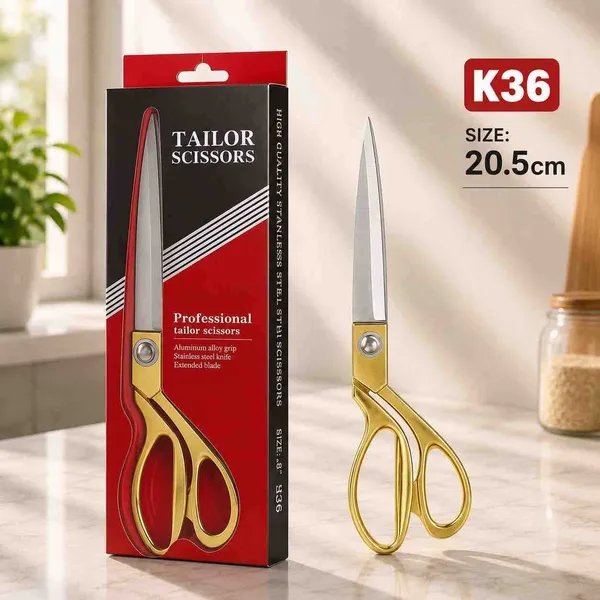 Krojačke makaze sa zlatnim ručkama — 20,5 cm
