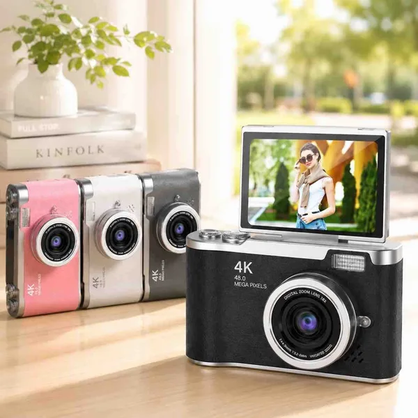 Digitalni fotoaparat 4K s okretnim ekranom, LK-007 (slika 3)