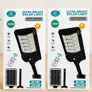 Solarna ulična lampa 240 LED s odvojenim panelom i daljinskim ZB-T101