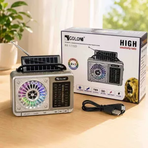 Radio sa solarnim panelom, Bluetoothom i LED svjetlima, RX-111SD