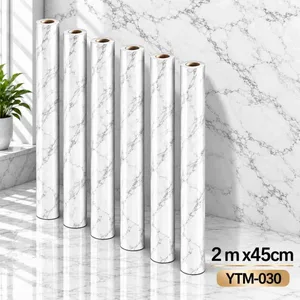 Samoljepljiva tapeta širine 45 cm — svijetli mramor YTM-030