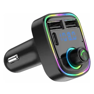 FM transmiter za auto s Bluetoothom i LED okvirom, HM23 (slika 2)