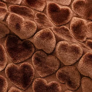 Plišana deka 200x240 — bakar — detalj