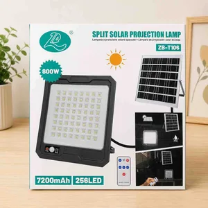 Solarni LED reflektor s panelom na kablu i daljinskim, serija ZB-T