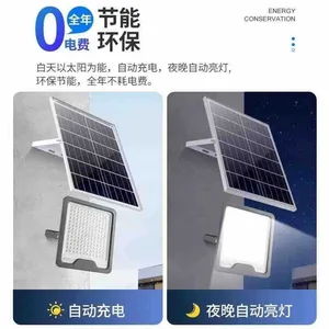 Veliki solarni LED reflektor s panelom na kablu i daljinskim ZB-T106/T107 — 256 LED, 7200 mAh (slika 2)
