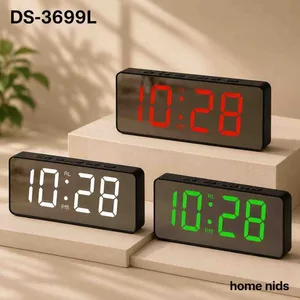 Digitalni LED sat s ogledalom i velikim brojevima, DS-3699L