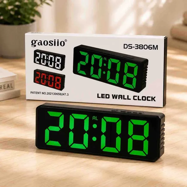 Digitalni LED sat s velikim brojevima, DS-3806M
