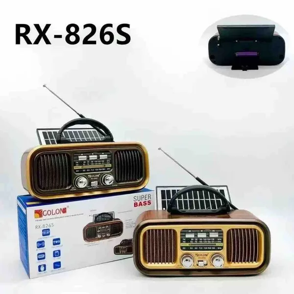 Retro radio sa solarnim panelom i jakim basom, RX-826S (slika 3)
