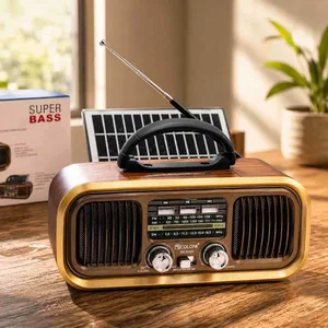 Retro radio sa solarnim panelom i jakim basom, RX-826S