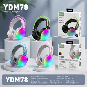 Bežične naglavne slušalice s RGB svjetlom YDM78