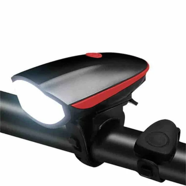 Prednja lampa za bicikl sa sirenom, punjiva preko USB-a (slika 3)