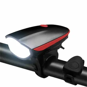 Prednja lampa za bicikl sa sirenom, punjiva preko USB-a (slika 3)