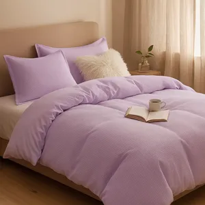 Krep posteljina bračna — lavanda — ambijent