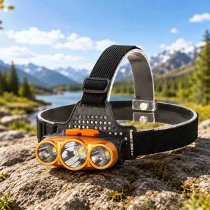 Punjiva čeona lampa s 3 LED diode i USB punjenjem