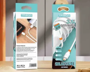 Silikonski kabl USB-A na Lightning TREQA CA-80062, do 3,1 A