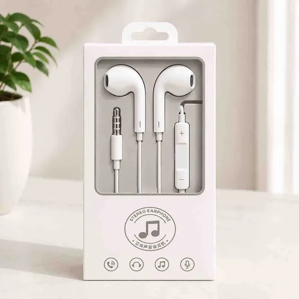 Stereo slušalice s mikrofonom u kutijici, 3,5 mm