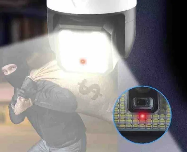 Solarna lampa sa senzorom u obliku okretne kamere s antenama DF-202 (slika 3)