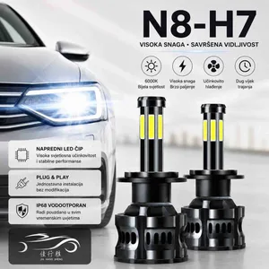 LED sijalice za farove N8, bijelo svjetlo 6000K, par