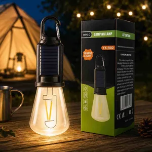 Solarna viseća LED sijalica s kukom za kampovanje B-02