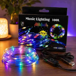 LED svjetleće crijevo 10 m koje reaguje na muziku