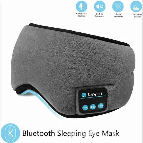 Maska za spavanje s ugrađenim Bluetooth slušalicama (slika 3)