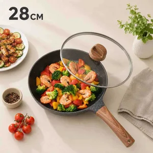 Duboka tava s poklopcem 28 cm, granitni premaz (slika 4)