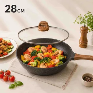 Duboka tava s poklopcem 28 cm, granitni premaz (slika 5)