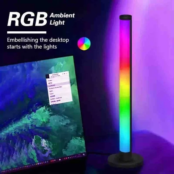 Par RGB svjetlećih stubića 30 cm s aplikacijom i daljinskim (slika 3)
