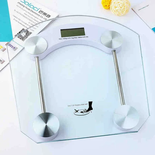 Digitalna staklena vaga za osobe do 180 kg, četvrtasta (slika 3)