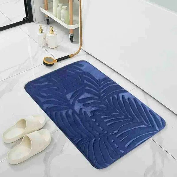 Mekana prostirka za kupatilo s utisnutim listovima 50×80 cm (slika 4)