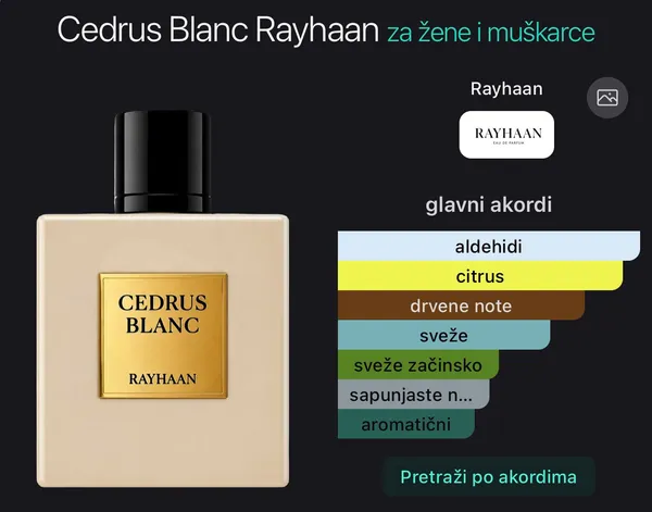 Cedrus Blanc Rayhaan