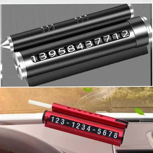 Kartica s brojem telefona za auto, s čekićem za staklo (slika 3)