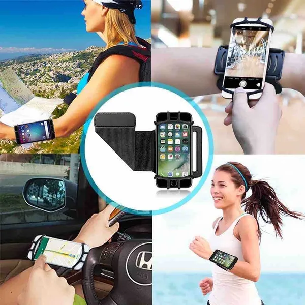 Držač za mobitel za ruku, za trčanje, okretni 360° (slika 2)
