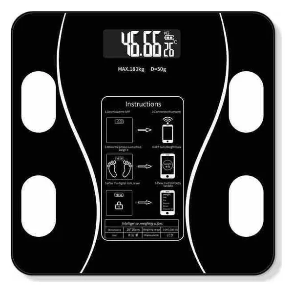 Pametna vaga za tijelo s aplikacijom, do 180 kg (slika 3)