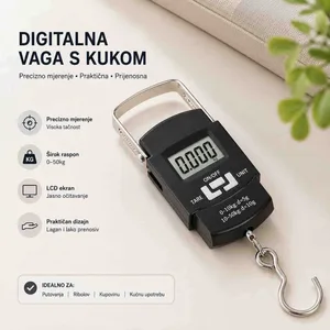 Digitalna vaga s kukom i ručkom, do 50 kg