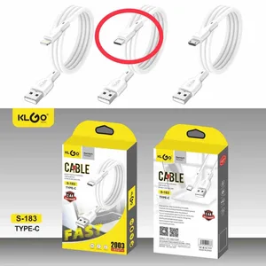 USB kabl USB-C KLGO S-183, 2 m, 2,4 A