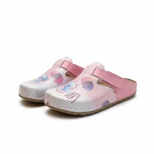 Anatomske klompe na čičak, roze, dječji model