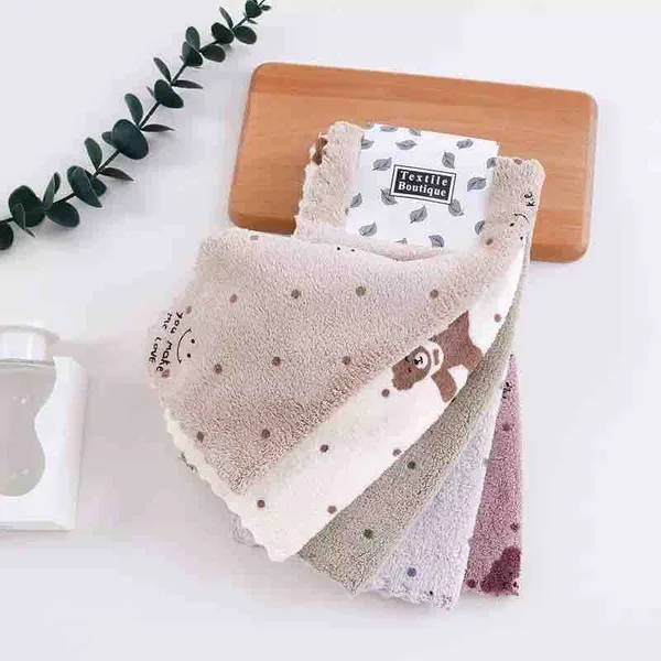 Mekane krpe 30×30 cm, set od 3 — s tačkicama