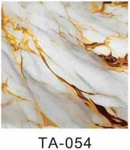 Samoljepljiva tapeta 60 cm × 5 m — bijeli mramor sa zlatnim žilama (slika 3)