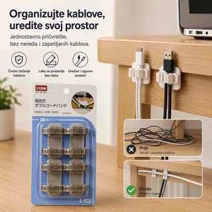 Samoljepljive kopče za kablove, 4 komada (slika 2)