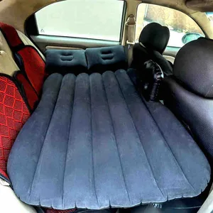 Dušek na naduvavanje za zadnje sjedište auta 135×70 cm — Siva (slika 5)