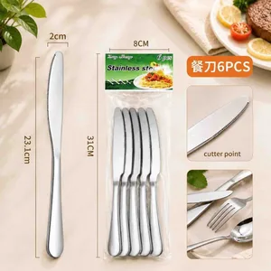 Masivni noževi za jelo 23 cm, set od 6
