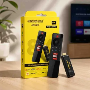 Android TV stik X7 ATV 8K s glasovnim daljinskim