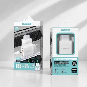 Brzi punjač TREQA CH-643 38 W (USB + PD) s micro USB kablom