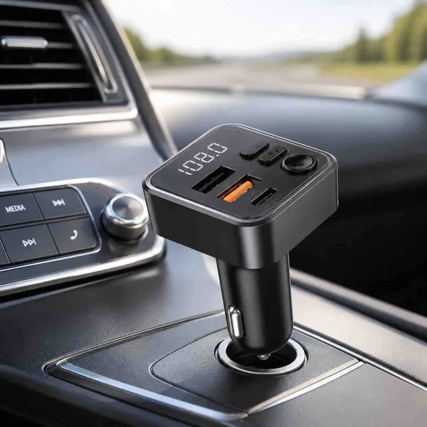FM transmiter za auto s USB i USB-C priključkom, C40