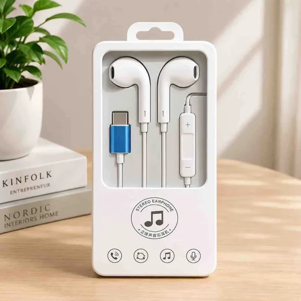 Žičane stereo slušalice s USB-C priključkom, u kutijici